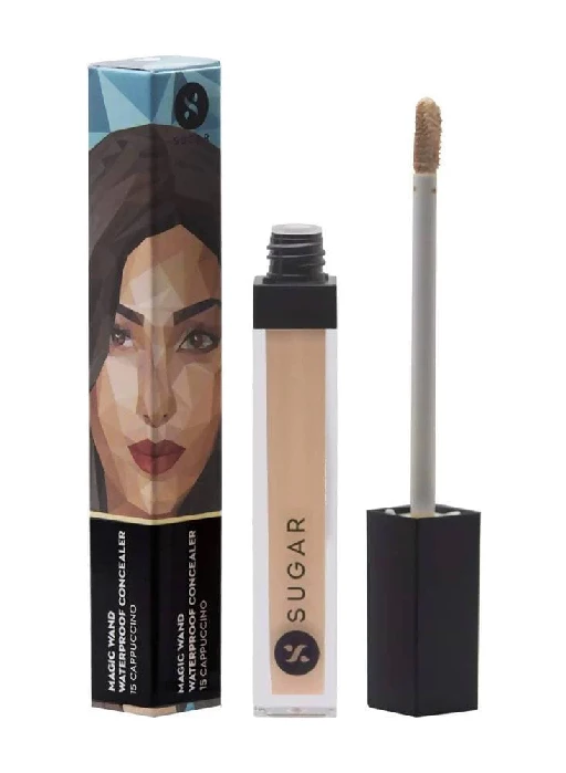 Sugar Cosmetics Magic Wand Waterproof Concealer - 15 Cappuccino, 12 g-2.webp